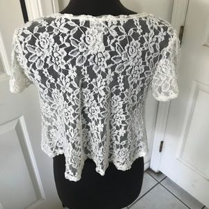 American Rag Tops - American Rag Lace Boho Style crop top American Rag Tops - American Rag Lace Boho Style crop top